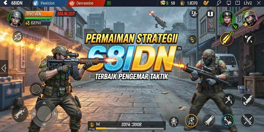 Gameplay mendebarkan dalam 68IDN menantang kecerdasan strategi.