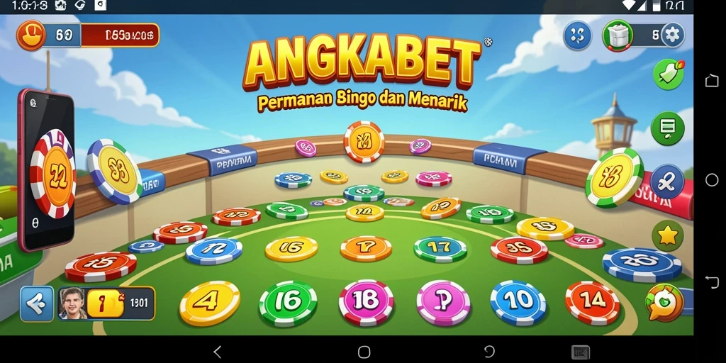 Screenshot utama menunjukkan gameplay yang menarik dan interaktif dari ANGKABET.