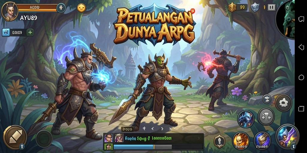 Gameplay ARPG AYU89 yang mendebarkan dan menyenangkan.