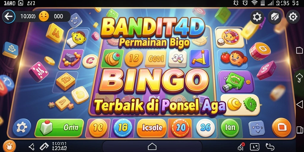 Tampilan gameplay Bingo menegangkan dan seru di BANDIT4D.