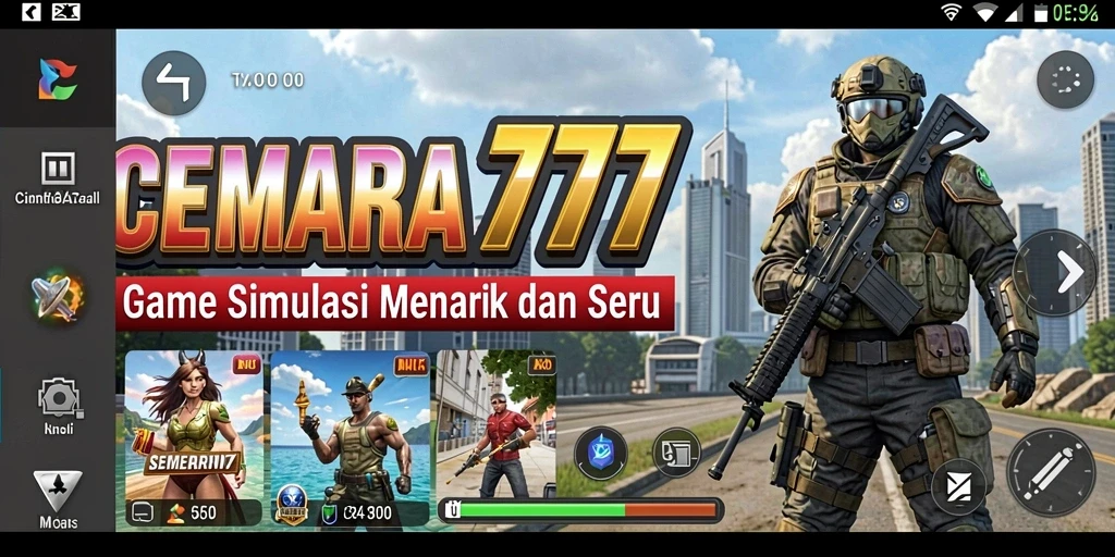 Screenshot gameplay CEMARA777 menampilkan pengalaman Simulation yang mendalam.