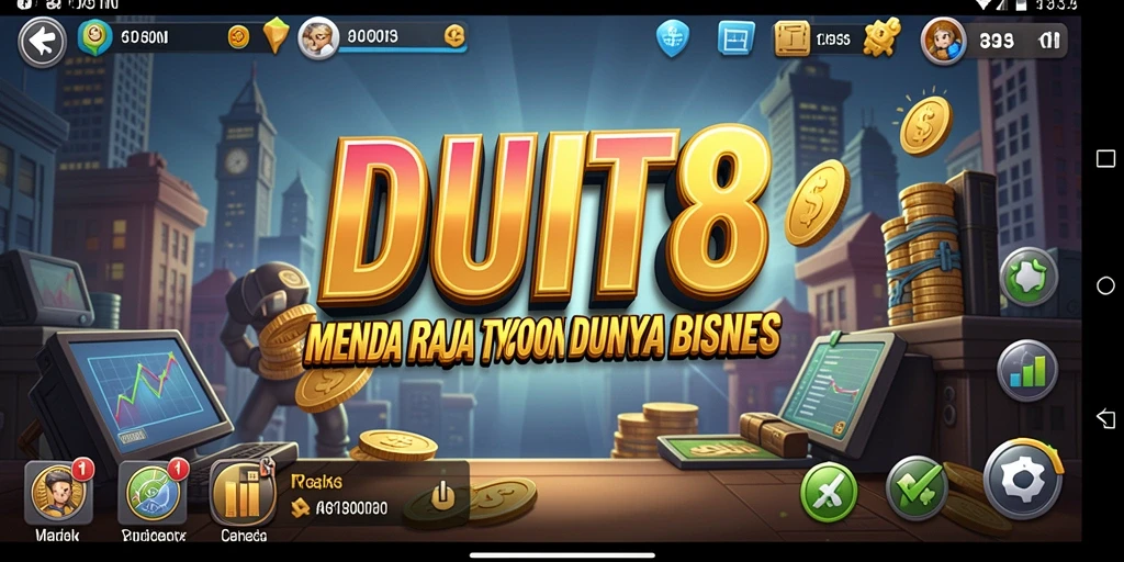 Tangkapan layar gameplay Tycoon DUIT8 yang menarik.