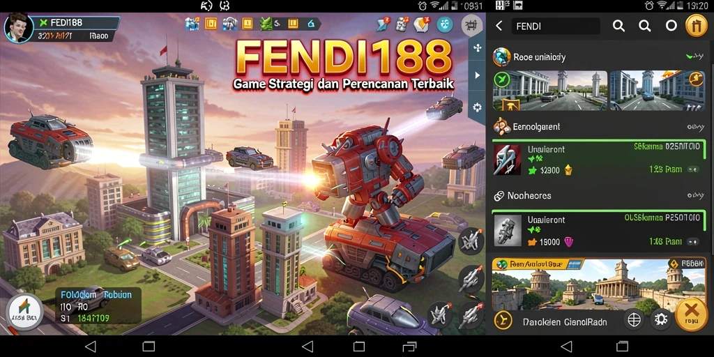 Tampilan gameplay FENDI188 yang menarik dan penuh strategi.