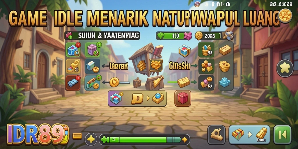 Tampilan gameplay IDR89 yang menarik dan penuh warna.