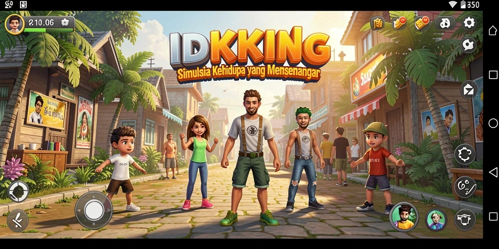 Tangkapan layar <strong>IDRKING</strong> menampilkan aksi gameplay yang seru dan interaktif.