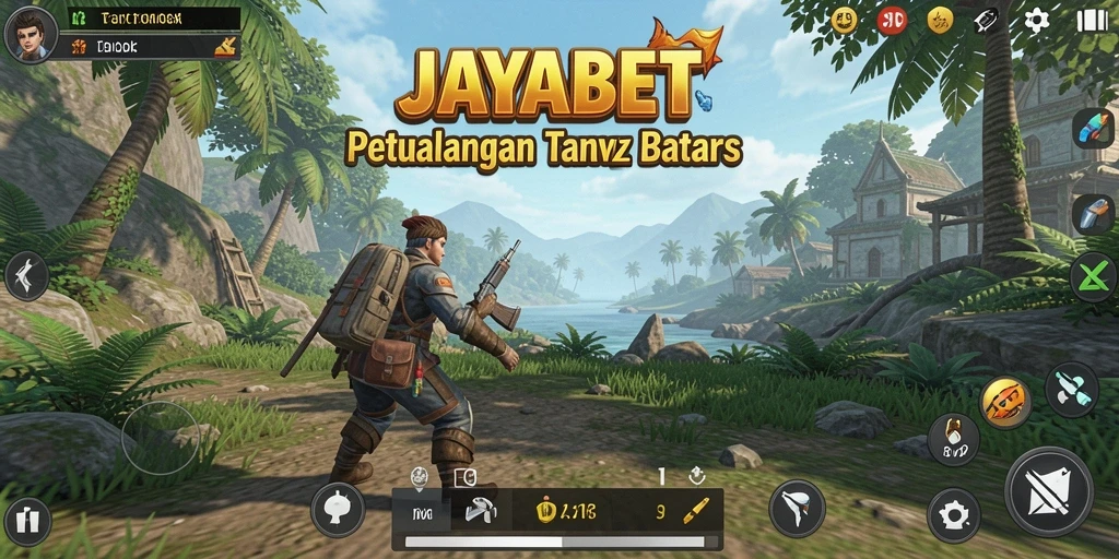 Screenshot JAYABET menampilkan aksi eksplorasi dalam dunia terbuka.