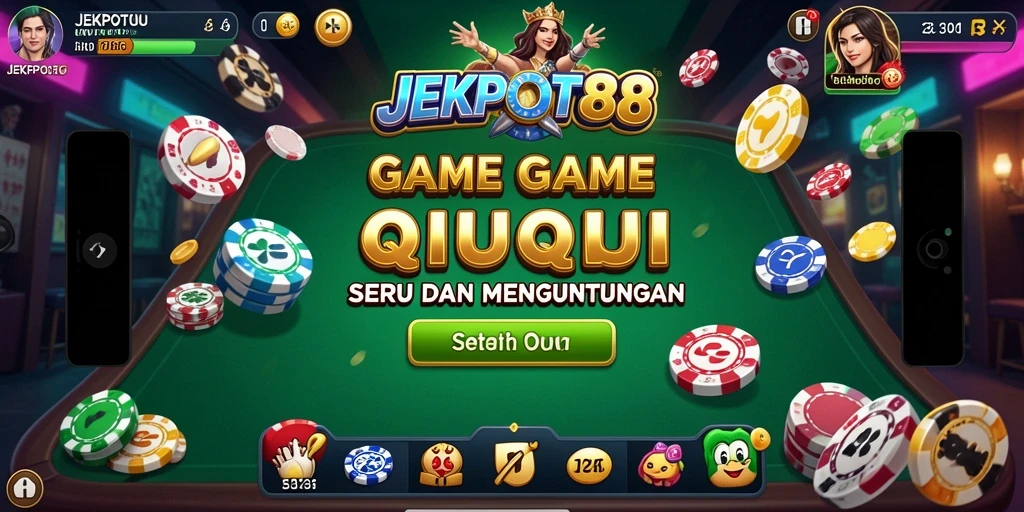 Tampilan screenshot JEKPOT88 menunjukkan keseruan gameplay QiuQiu.
