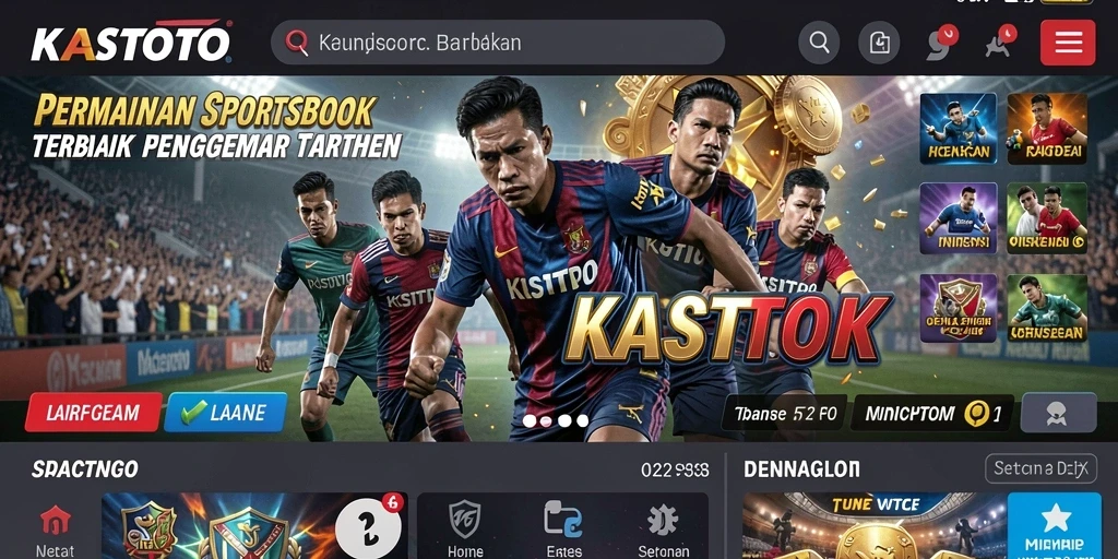 Tampilan menarik dari gameplay KASTOTO di Sportsbook.