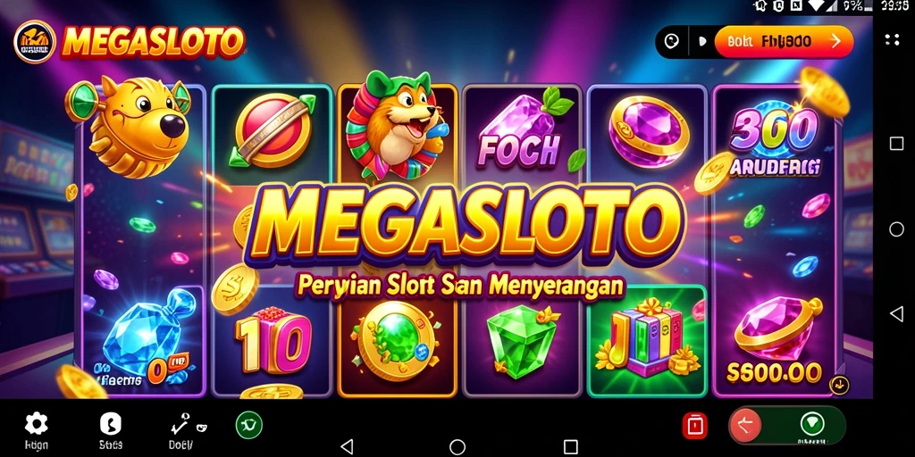 Tangkapan layar dari pengalaman bermain <strong>MEGASLOTO</strong> yang seru dan menarik.