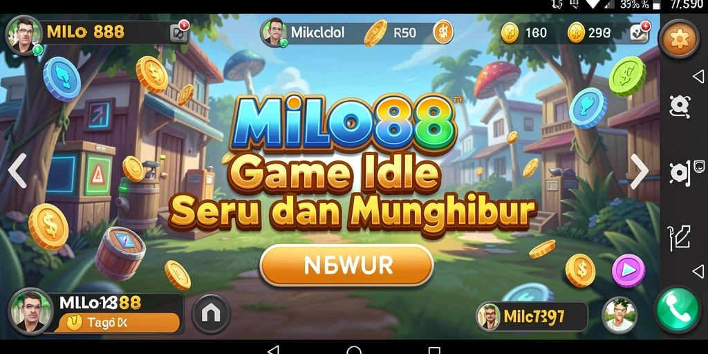 Tampilan gameplay <strong>MILO88</strong> yang menawan dan penuh warna.