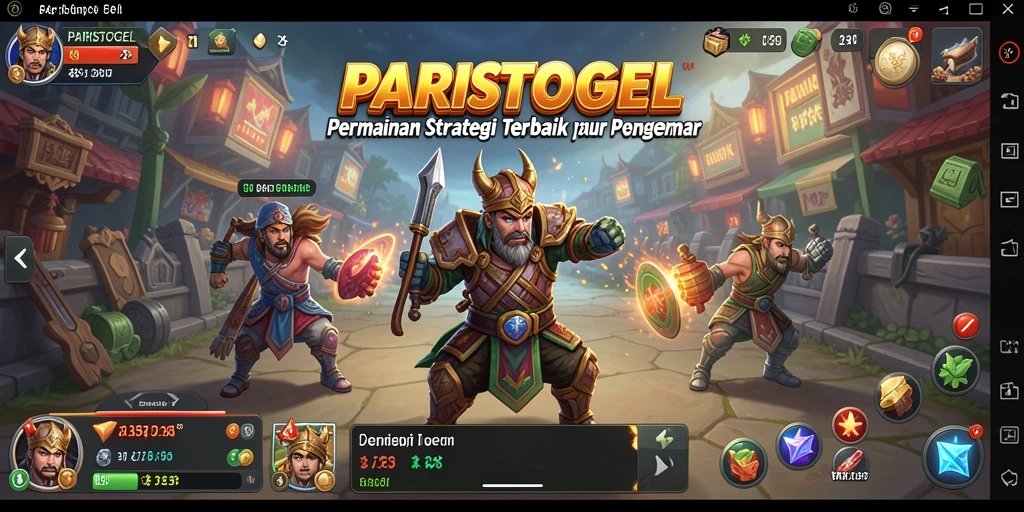 Tampilan gameplay menarik dari PARISTOGEL yang penuh strategi.