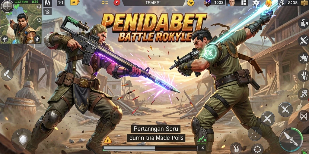 Gameplay penuh aksi di PENIDABET dengan pertempuran yang mendebarkan.