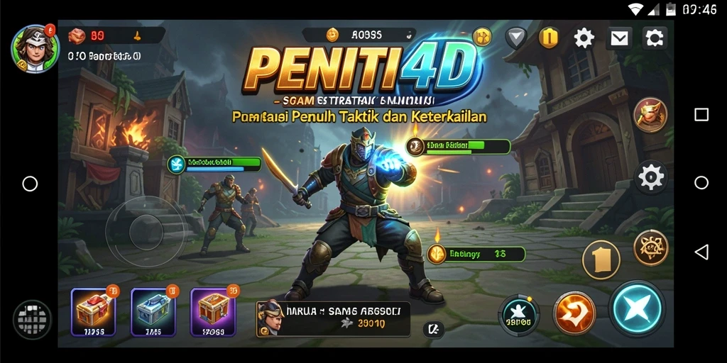 Tampilan gameplay PENITI4D yang seru dan strategis.