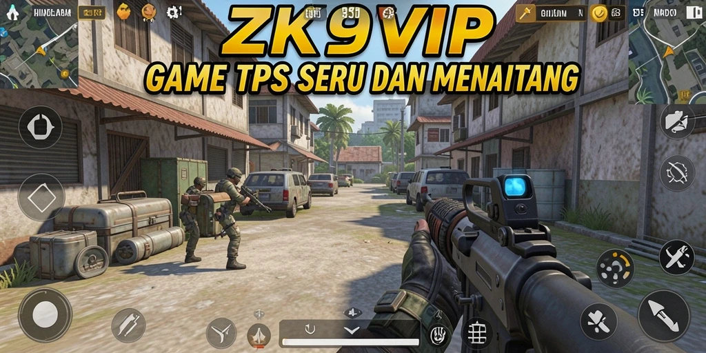 Tampilan gameplay seru ZK9VIP dalam mode TPS yang menegangkan.
